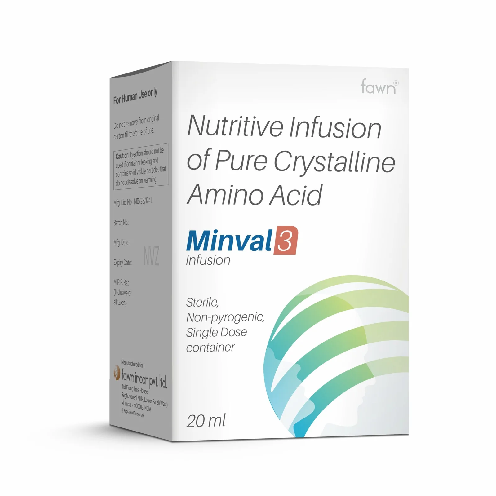 Nutritive Infusion Of Pure Crystalline Amino Acids - MINVAL 3
