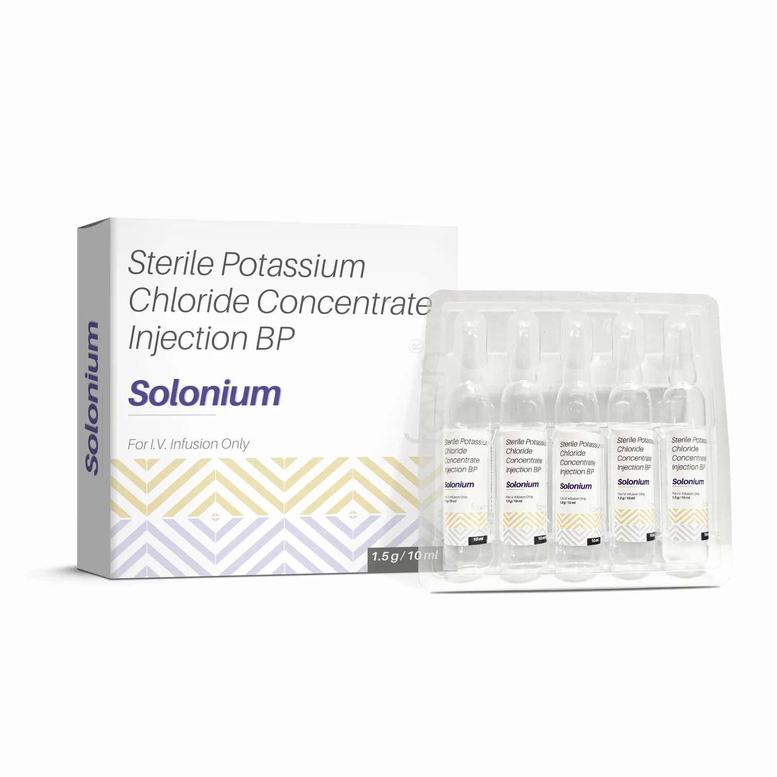 Sterile Potassium Chloride Concentrate Injection BP - SOLONIUM Injection