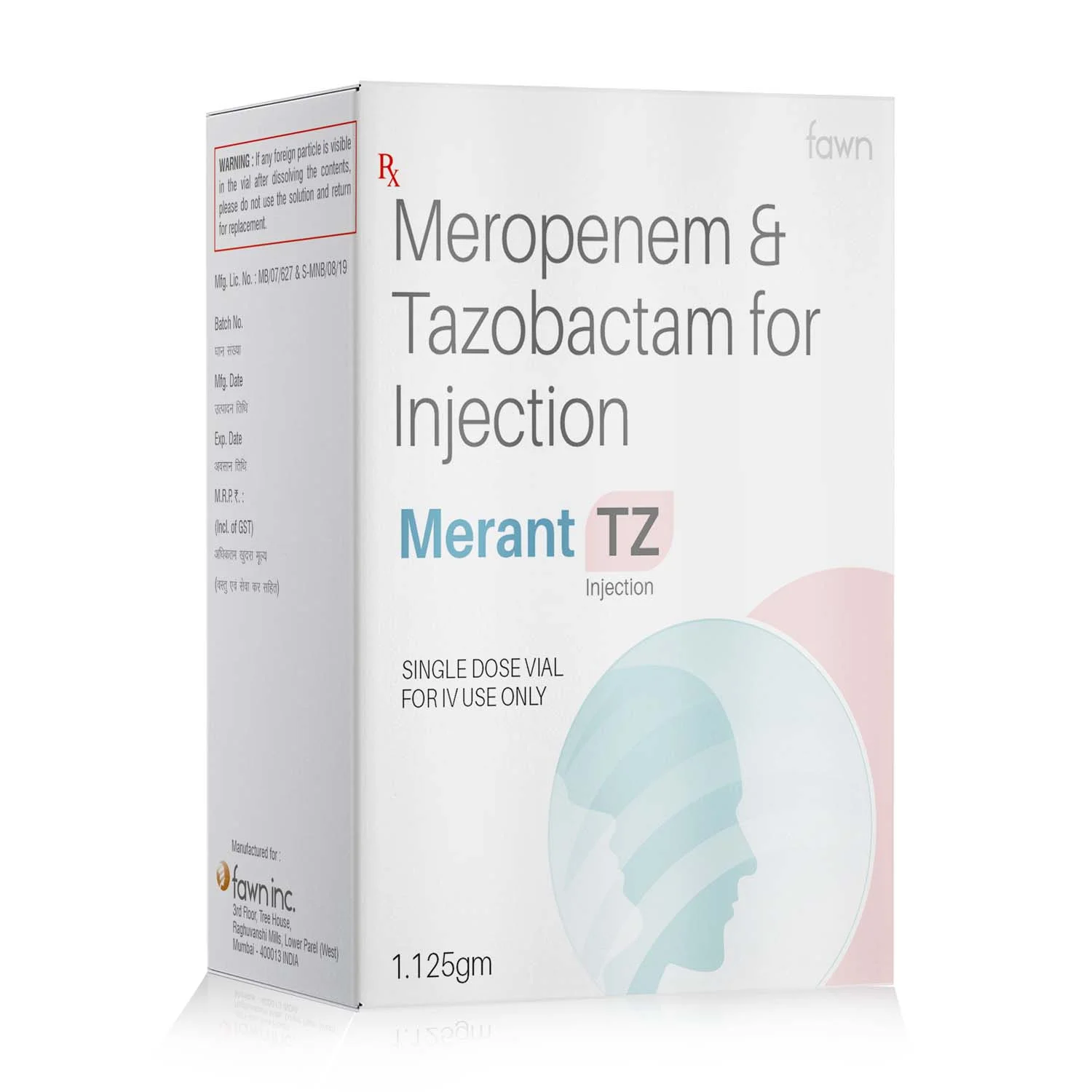 Meropenem & Tazobactam for Injection - MERANT TZ 1.125