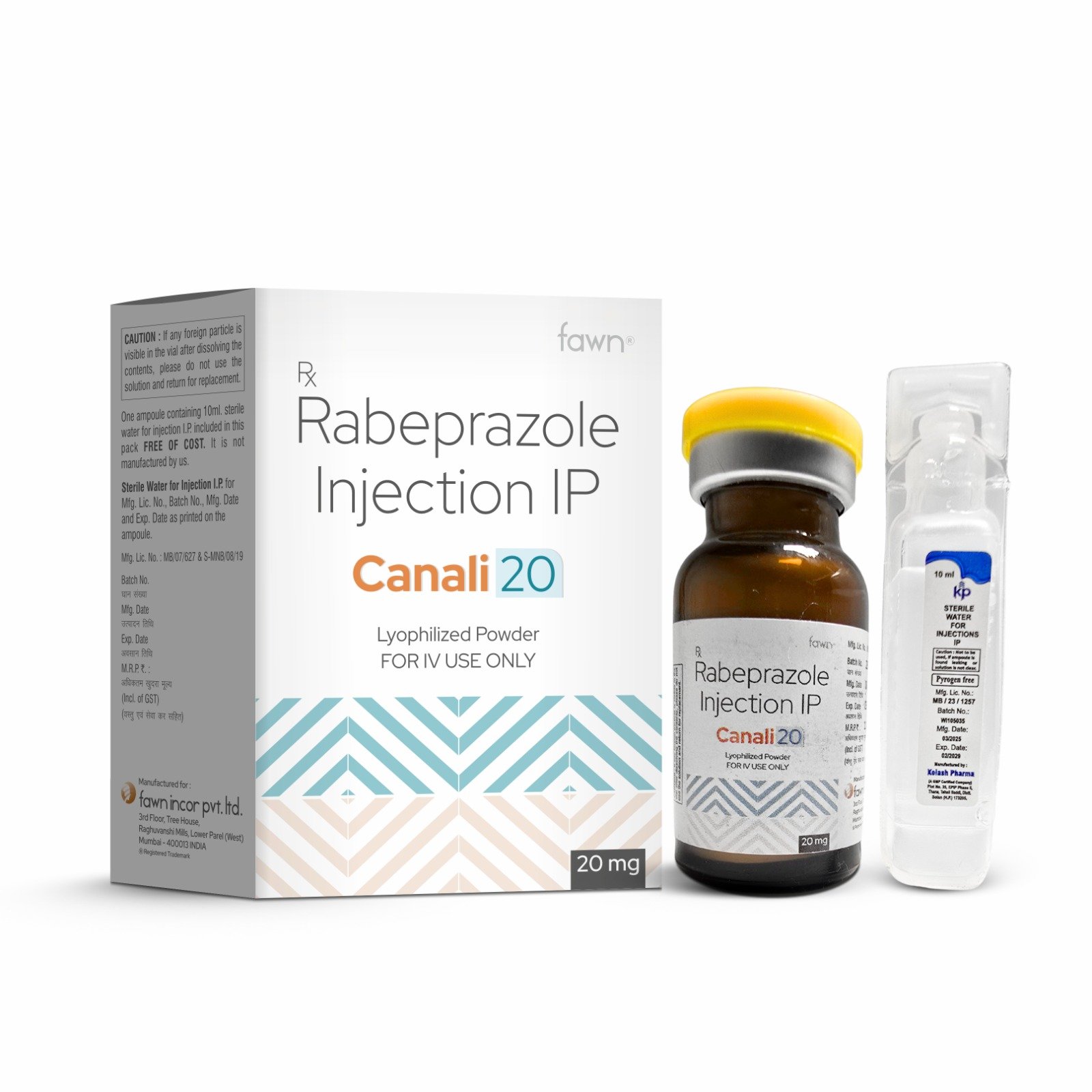 Rabeprazole Sodium Injection IP - CANALI 20