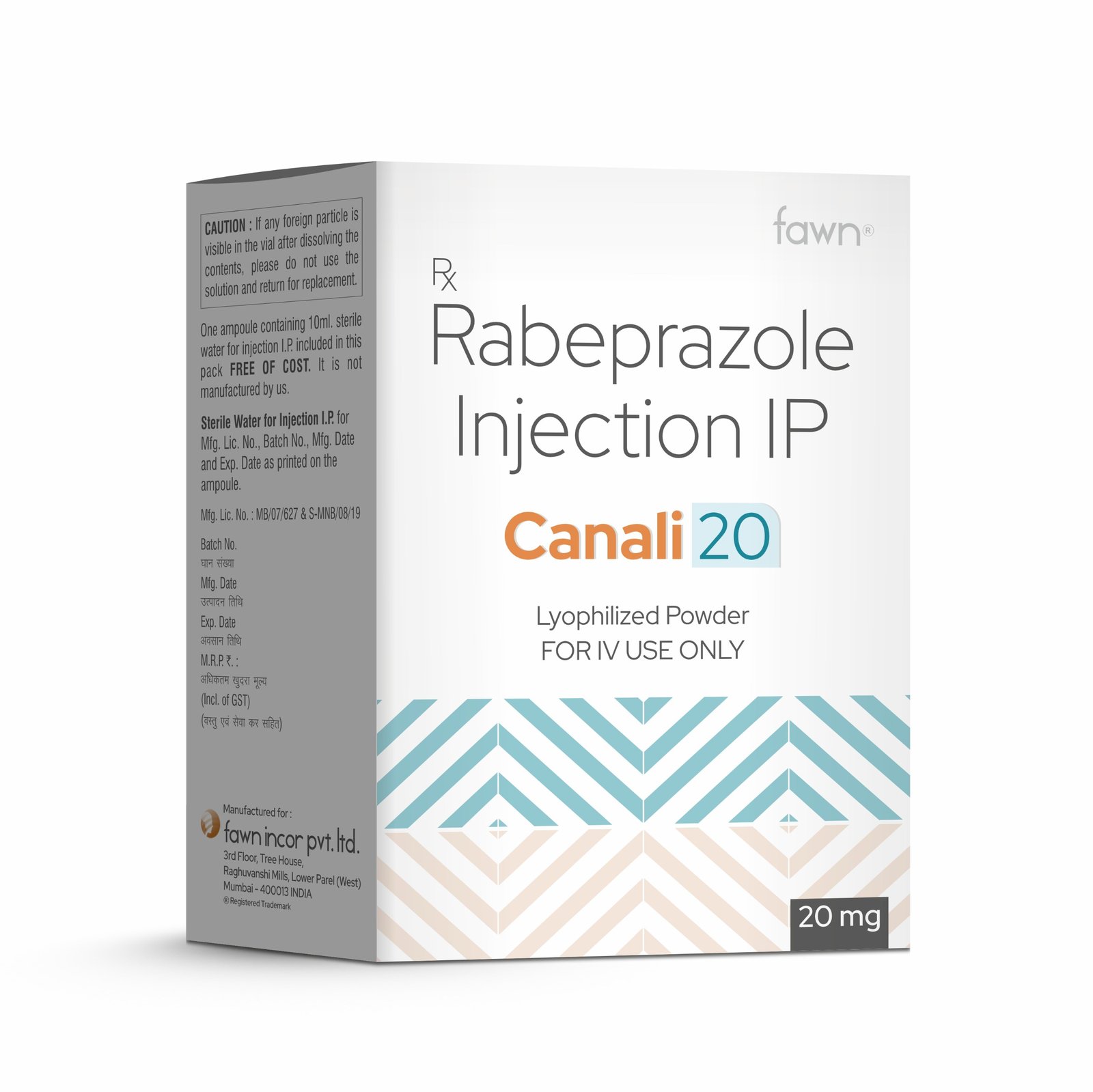 Rabeprazole Sodium Injection IP - CANALI 20
