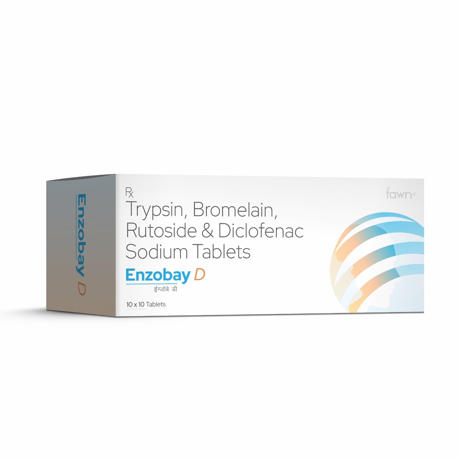 Trypsin Bromelain Rutoside Trihydrate & Diclofenac Sodium Tablets - ENZOBAY D Tablets