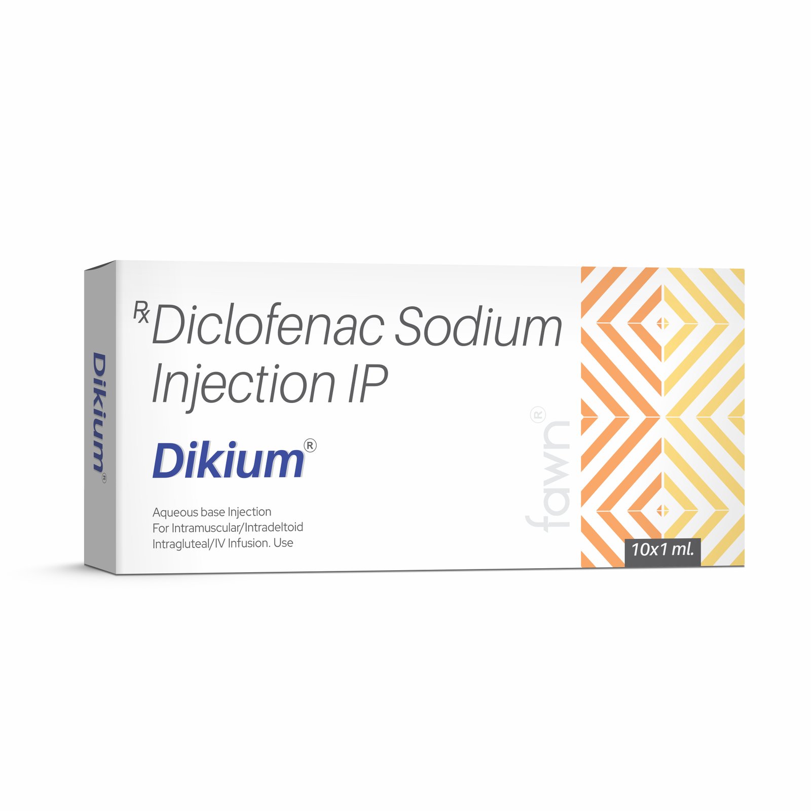 Diclofenac Sodium Injection IP - DIKIUM Injection
