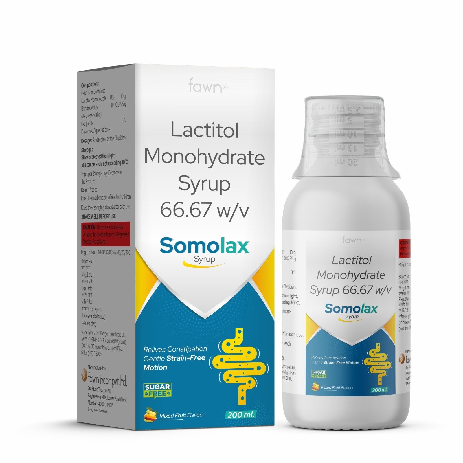Lactitol Monohydrate Syrup 66.67 - SOMOLAX