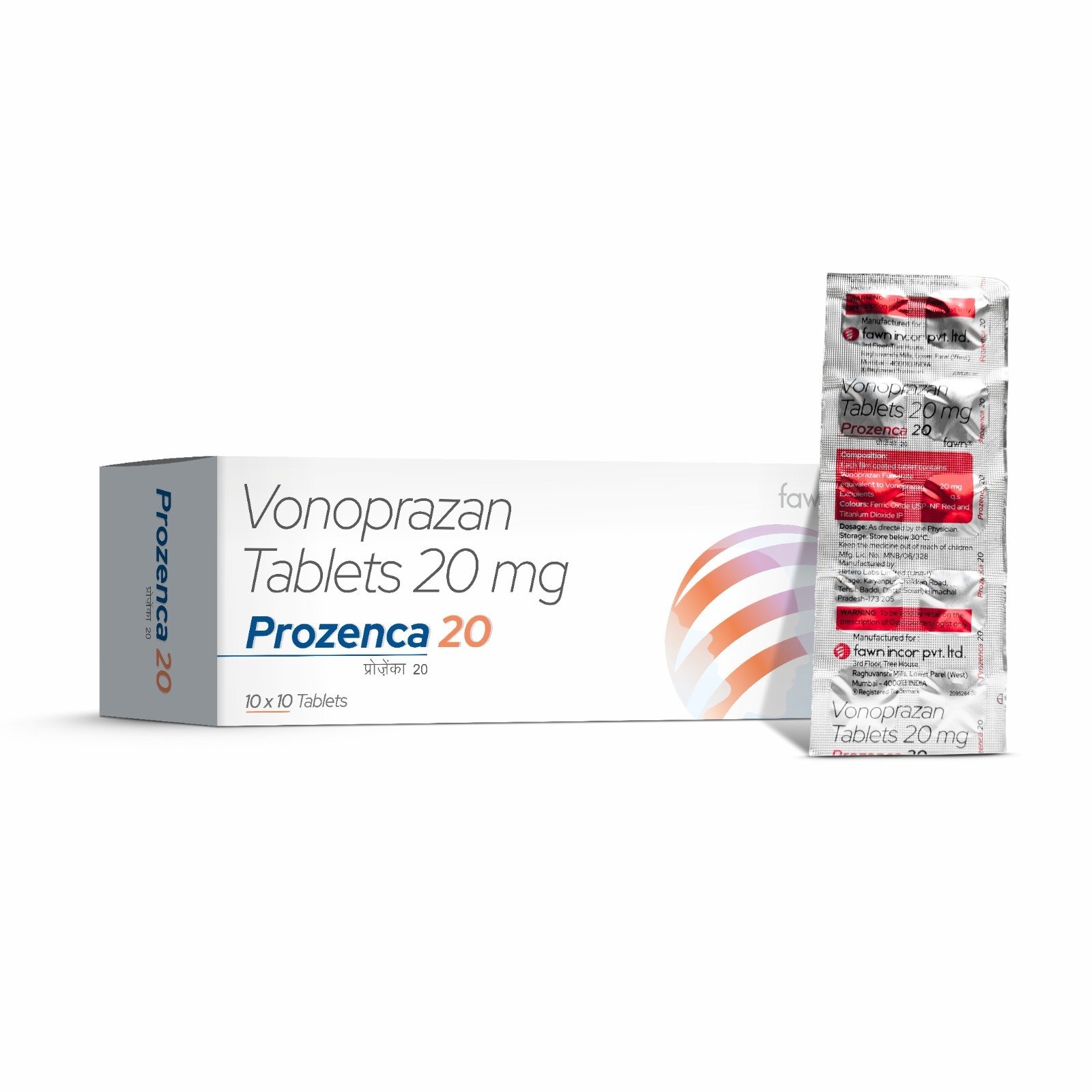 Vonoprazan Tablets 20 Mg - PROZENCA 20