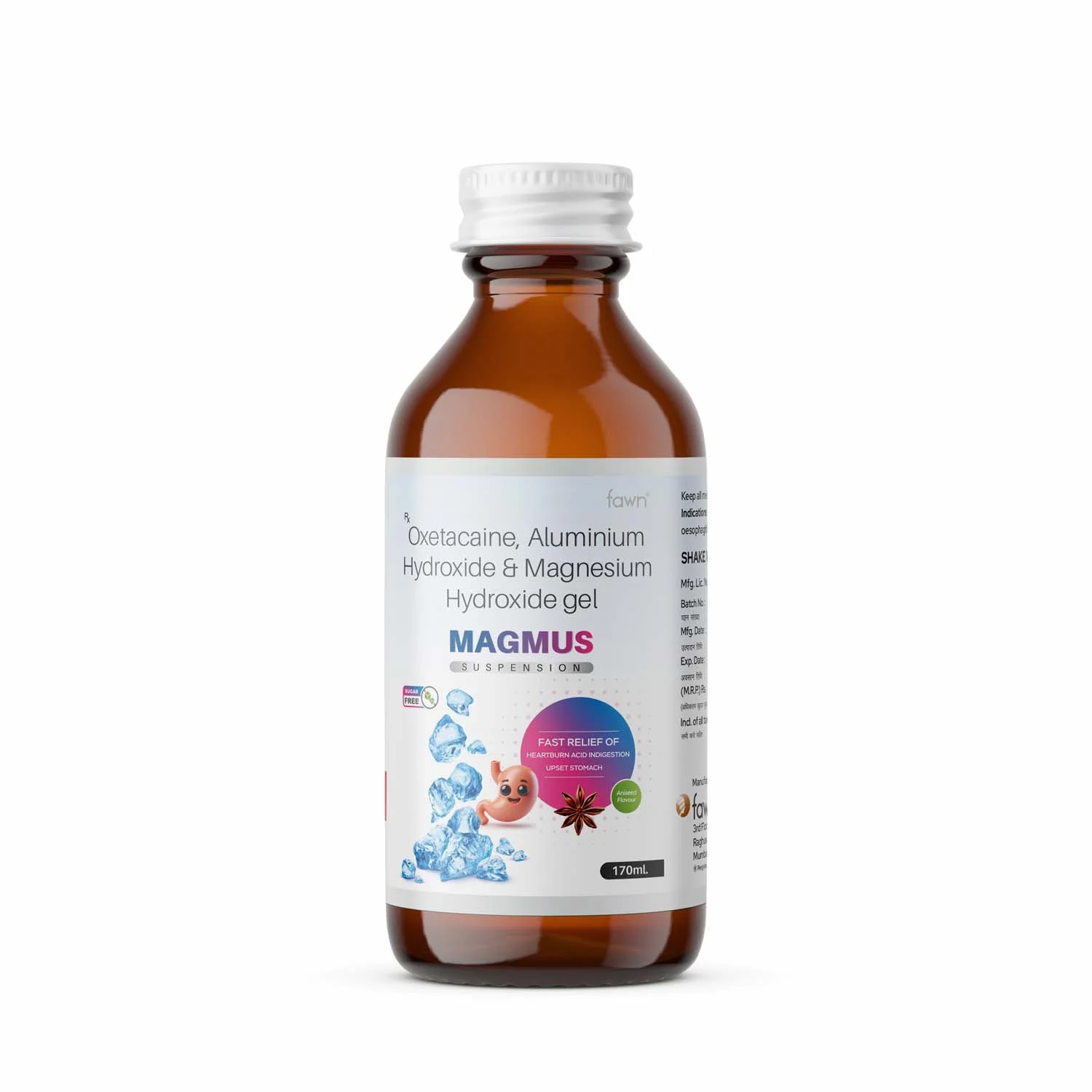 Oxetacaine, Aluminium Hydroxide & Magnesium Hydroxide Gel - MAGMUS