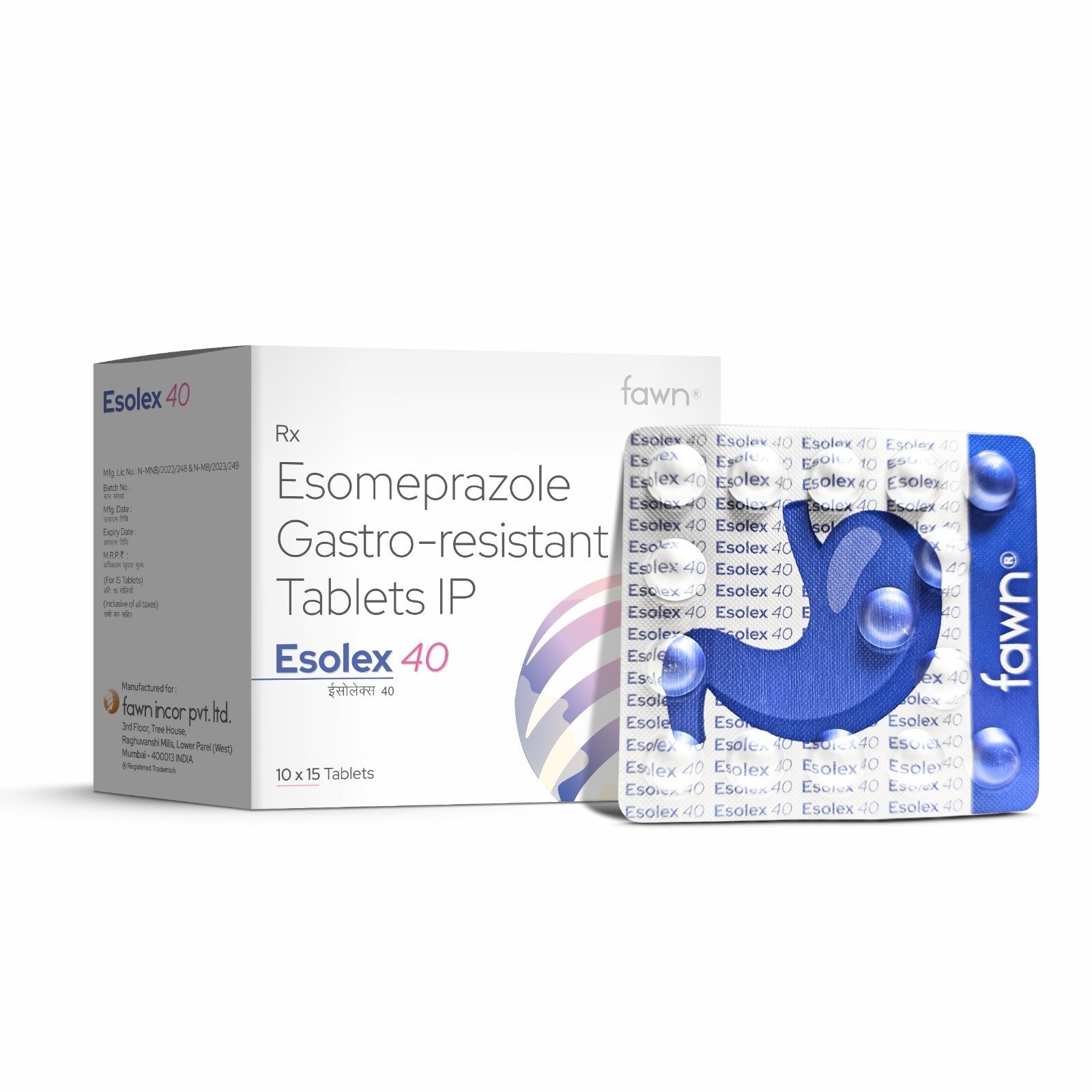 Esomeprazole Gastro-Resistant Tablets I.P. 40 Mg - ESOLEX 40