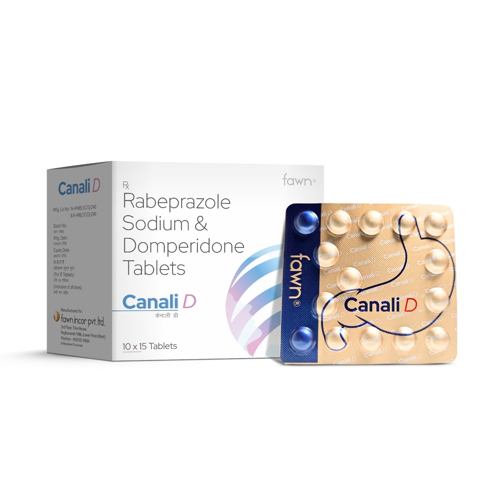 Rabeprazole Sodium & Domperidone Capsules - CANALI D