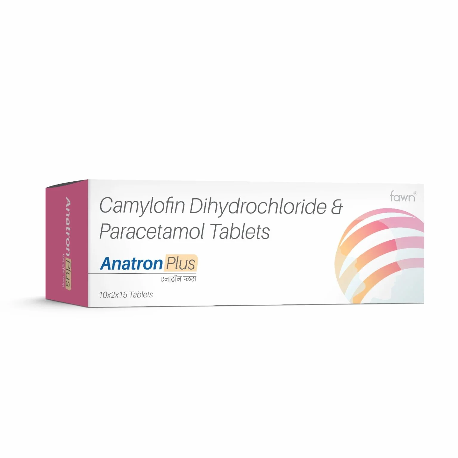 Camylofin Dihydrochloride 25 mg + Paracetamol 325 mg Tablets - ANATRON PLUS