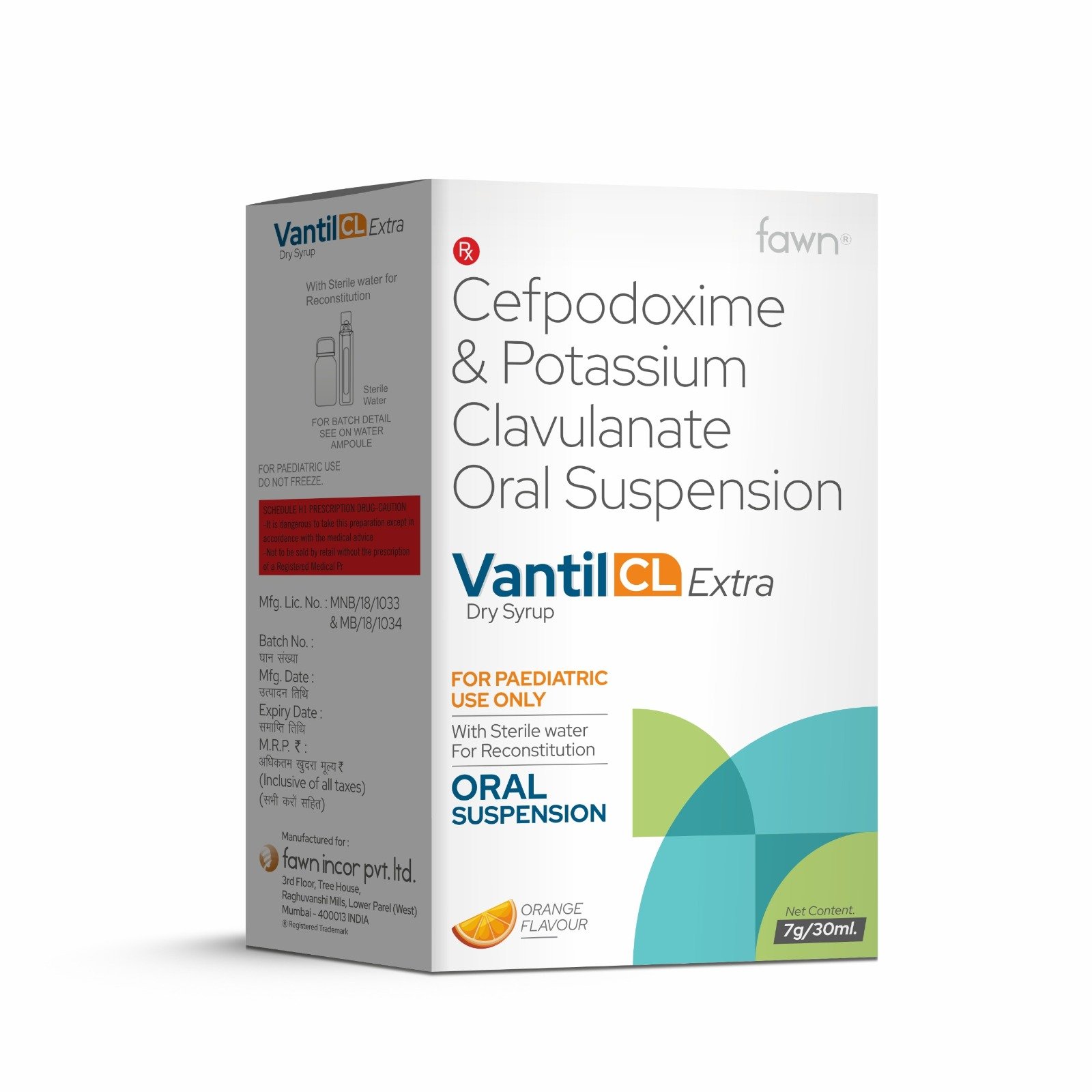 Cefpodoxime & Potassium Clavulanate Oral Suspension - VANTIL CL EXTRA