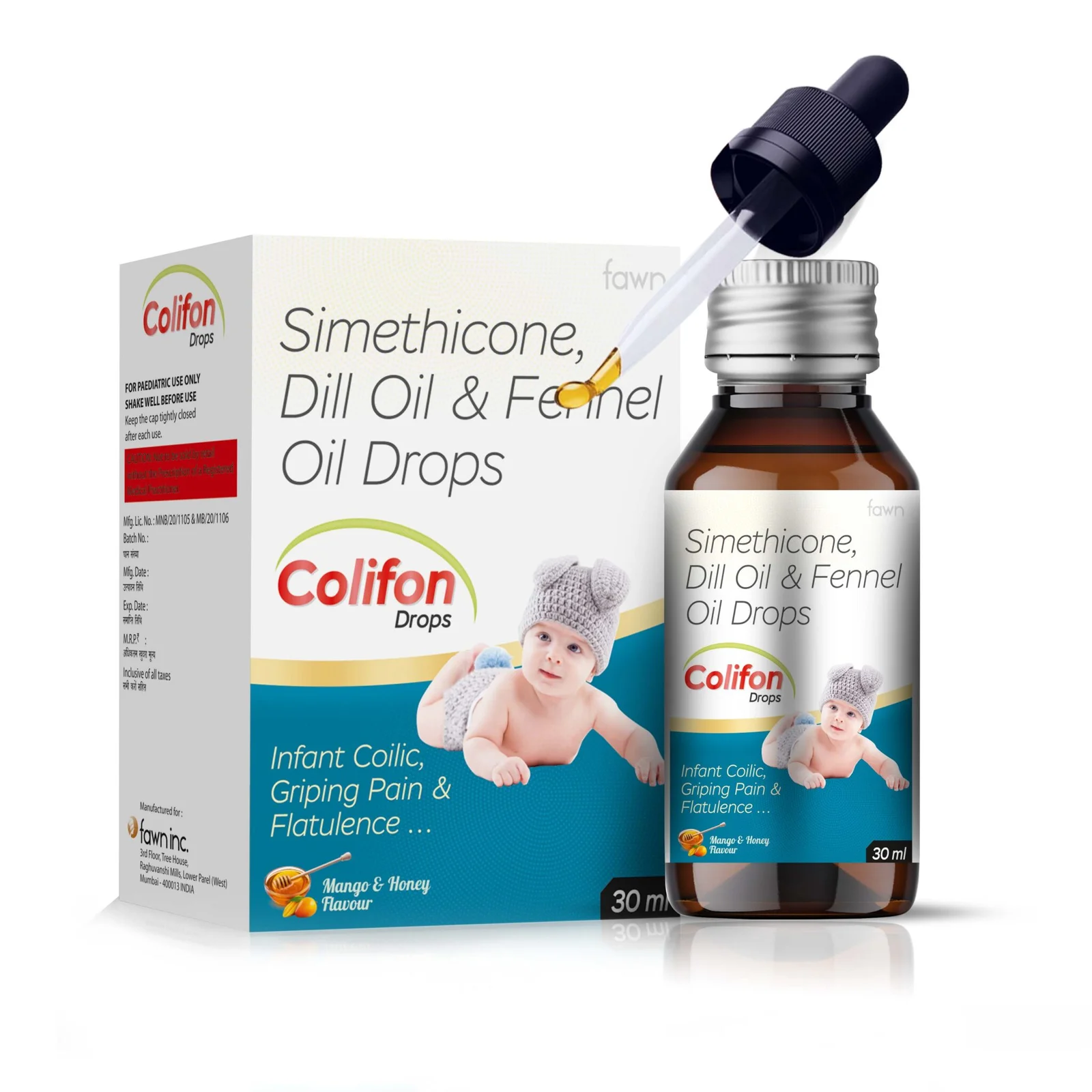 Simethicone Dill Oil & Fennel Oil Drops - COLIFON
