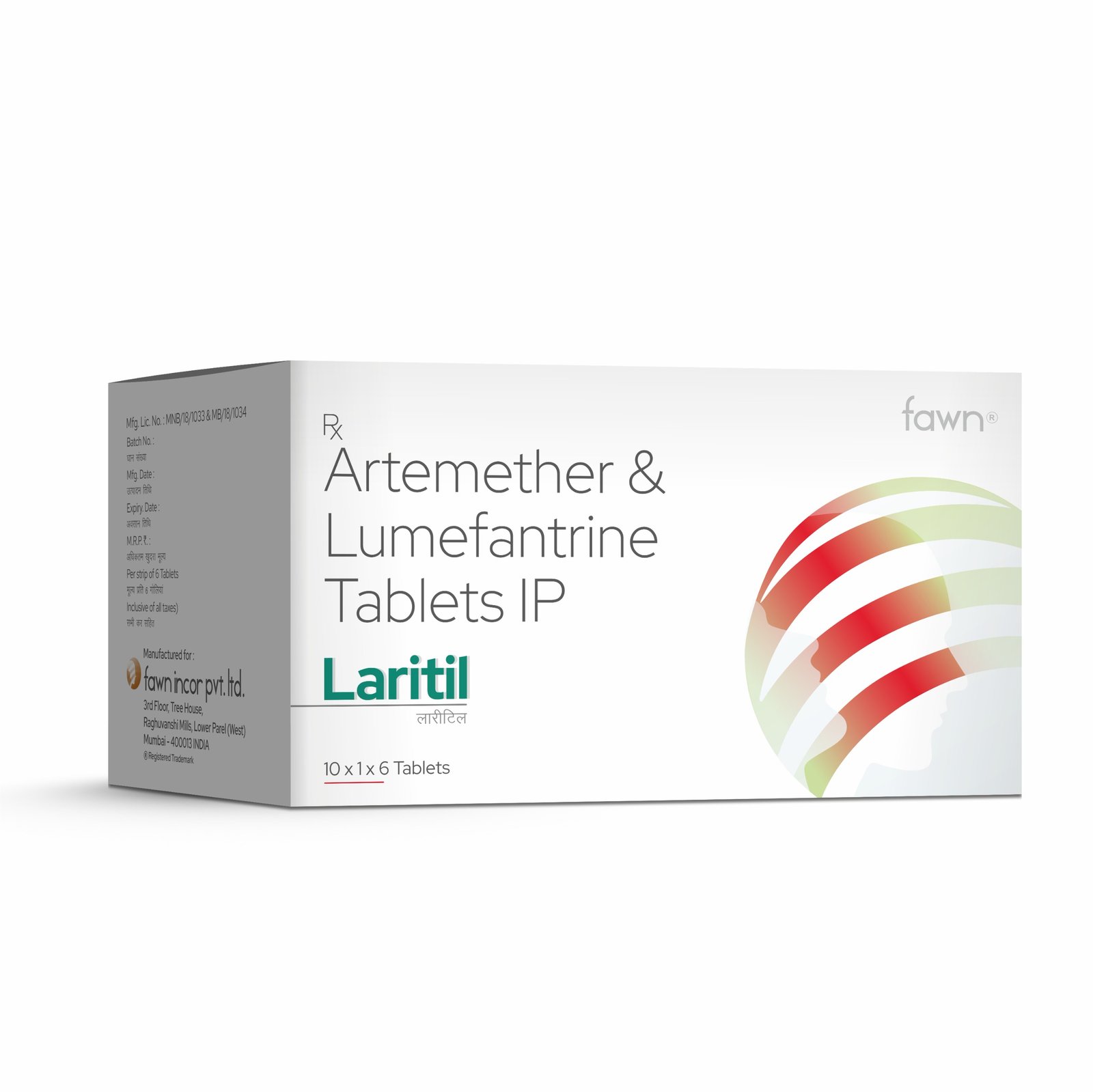 Artemether & Lumefantrine Tablets - LARITIL