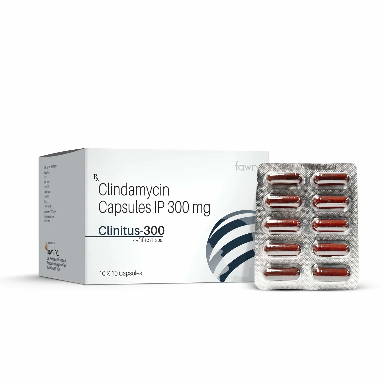 Clindamycin Capsules I.P. 300 Mg - CLINITUS 300