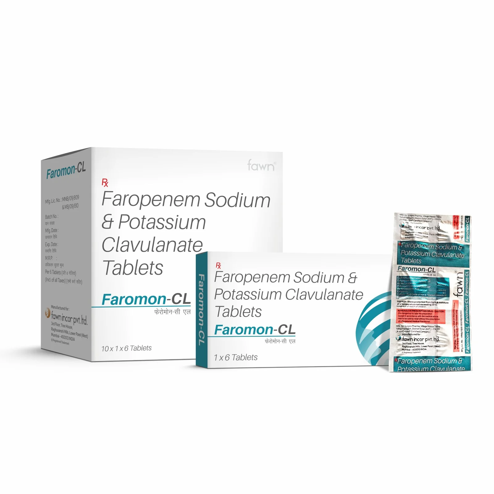 Faropenem Sodium & Potassium Clavulanate Tablets - FAROMON CL