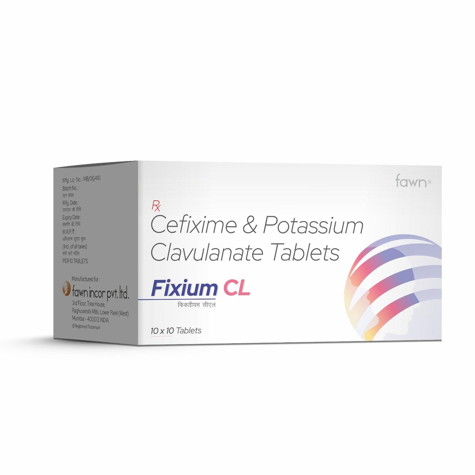 Cefixime & Potassium Clavulanate Tablets - FIXIUM CL