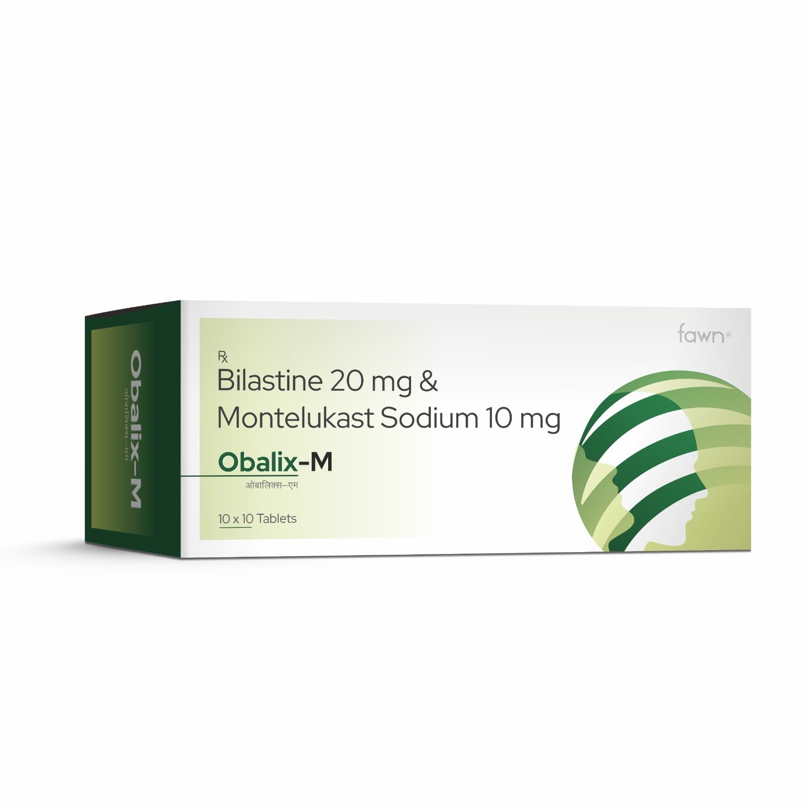 Bilastine 20 Mg & Montelukast Sodium 10 Mg Tablets - OBALIX M