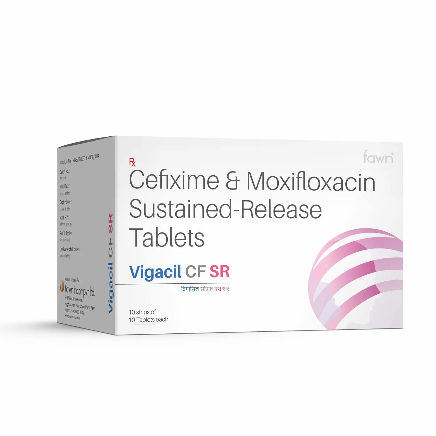 Cefixime & Moxifloxacin Sustained Release Tablets - VIGACIL CF SR