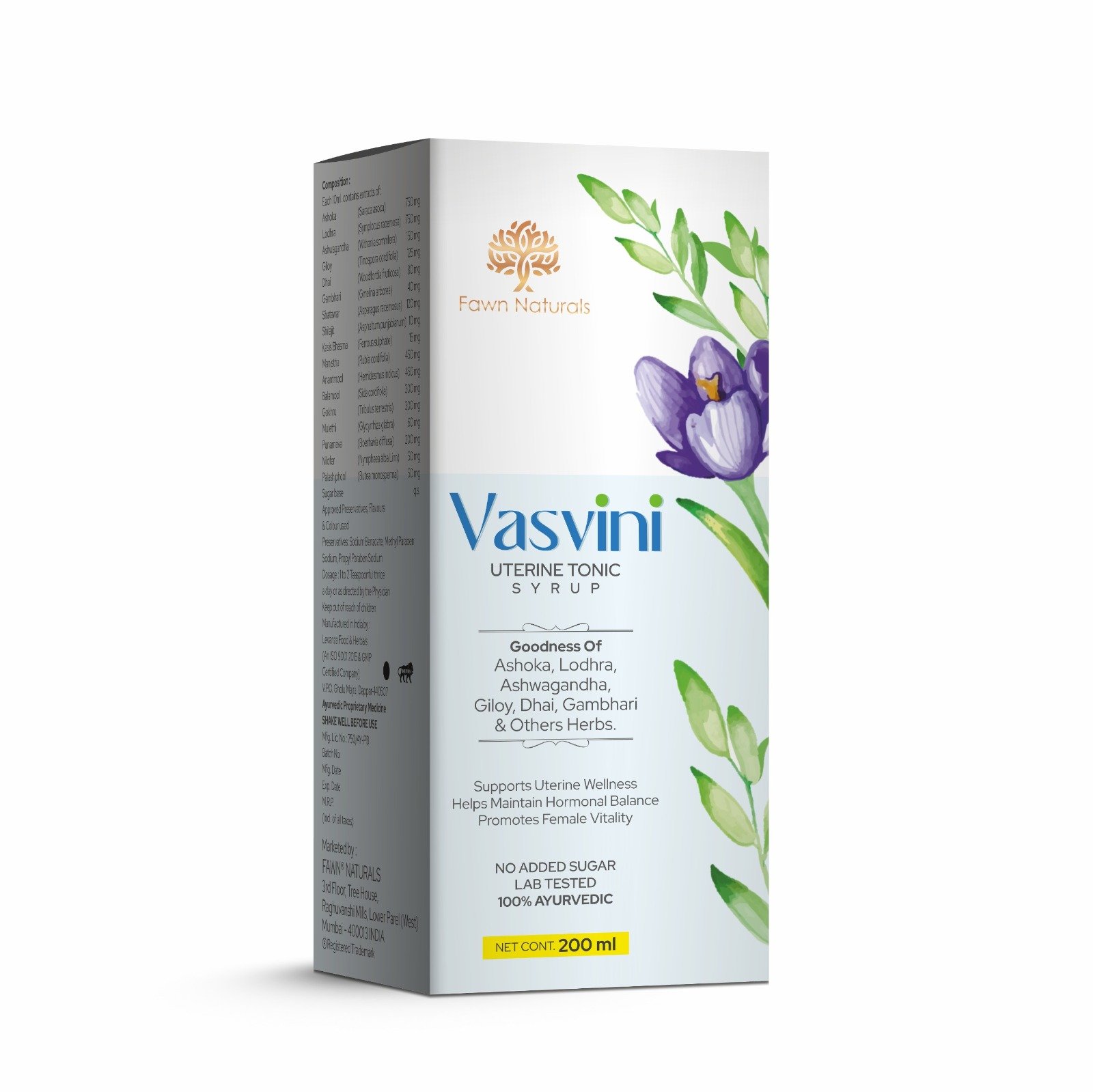 VASVINI Uterine Tonic Syrup