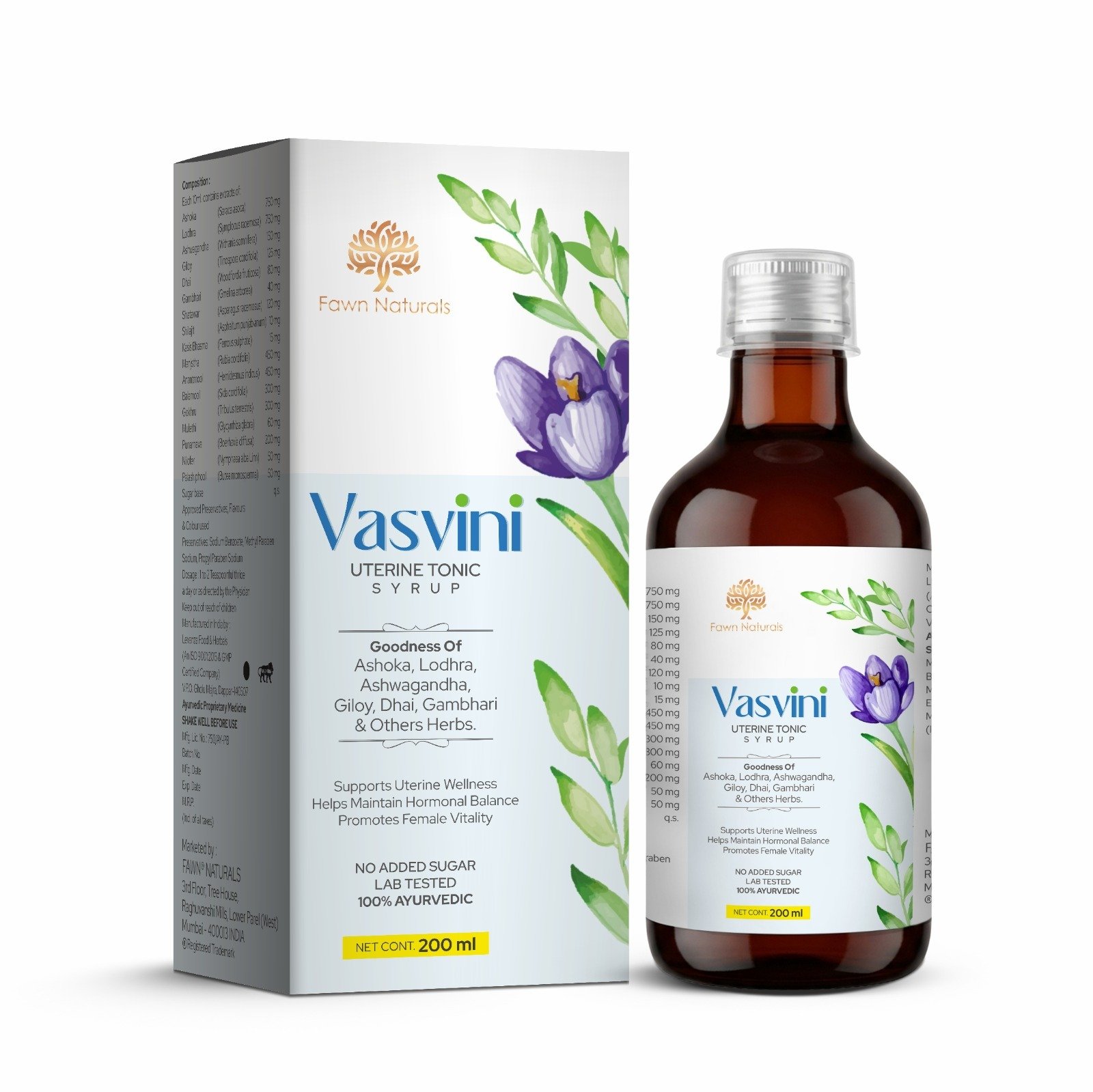 VASVINI Uterine Tonic Syrup