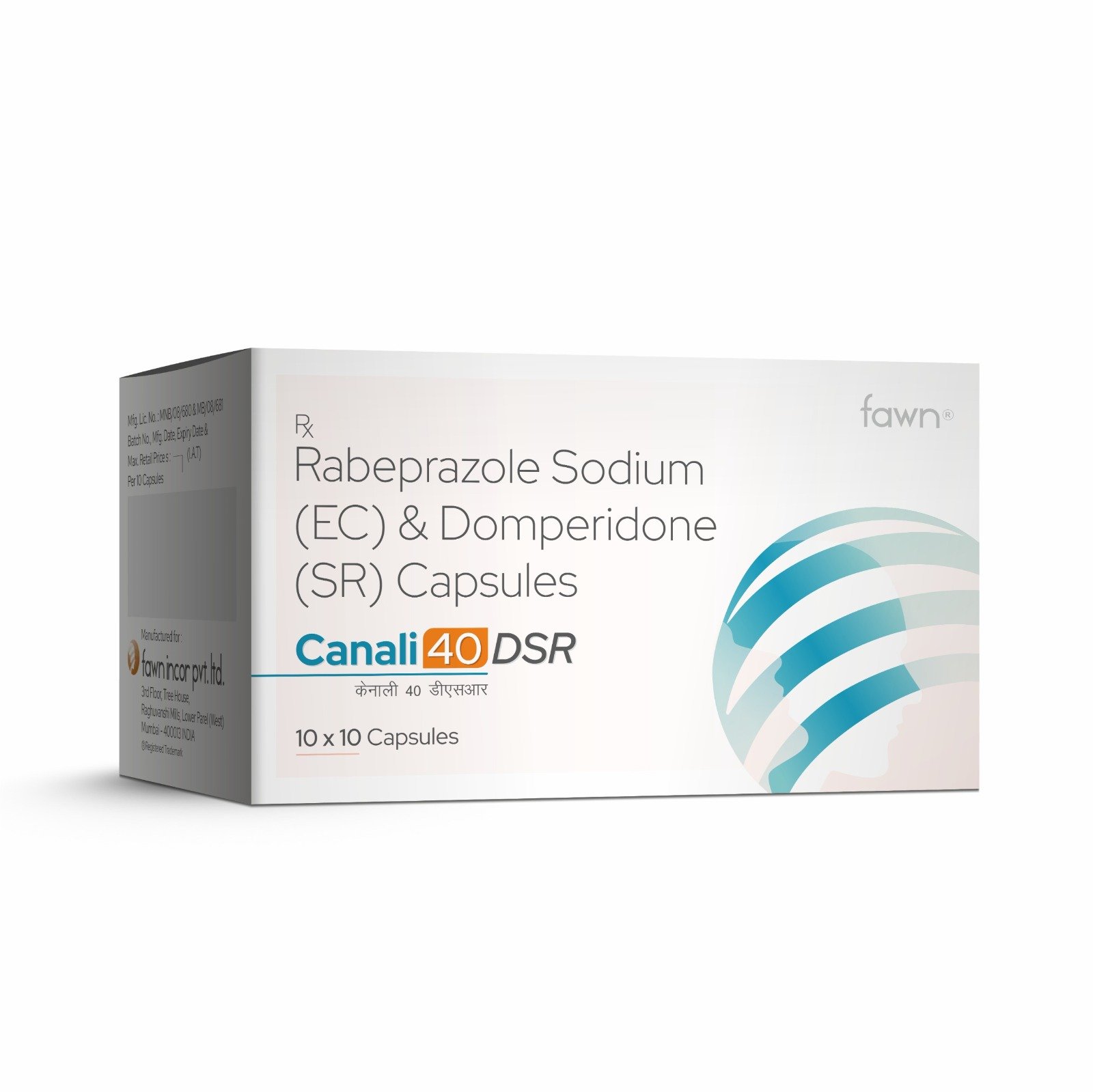 Rabeprazole Sodium EC & Domperidone SR Capsules – CANALI 40 DSR Capsule
