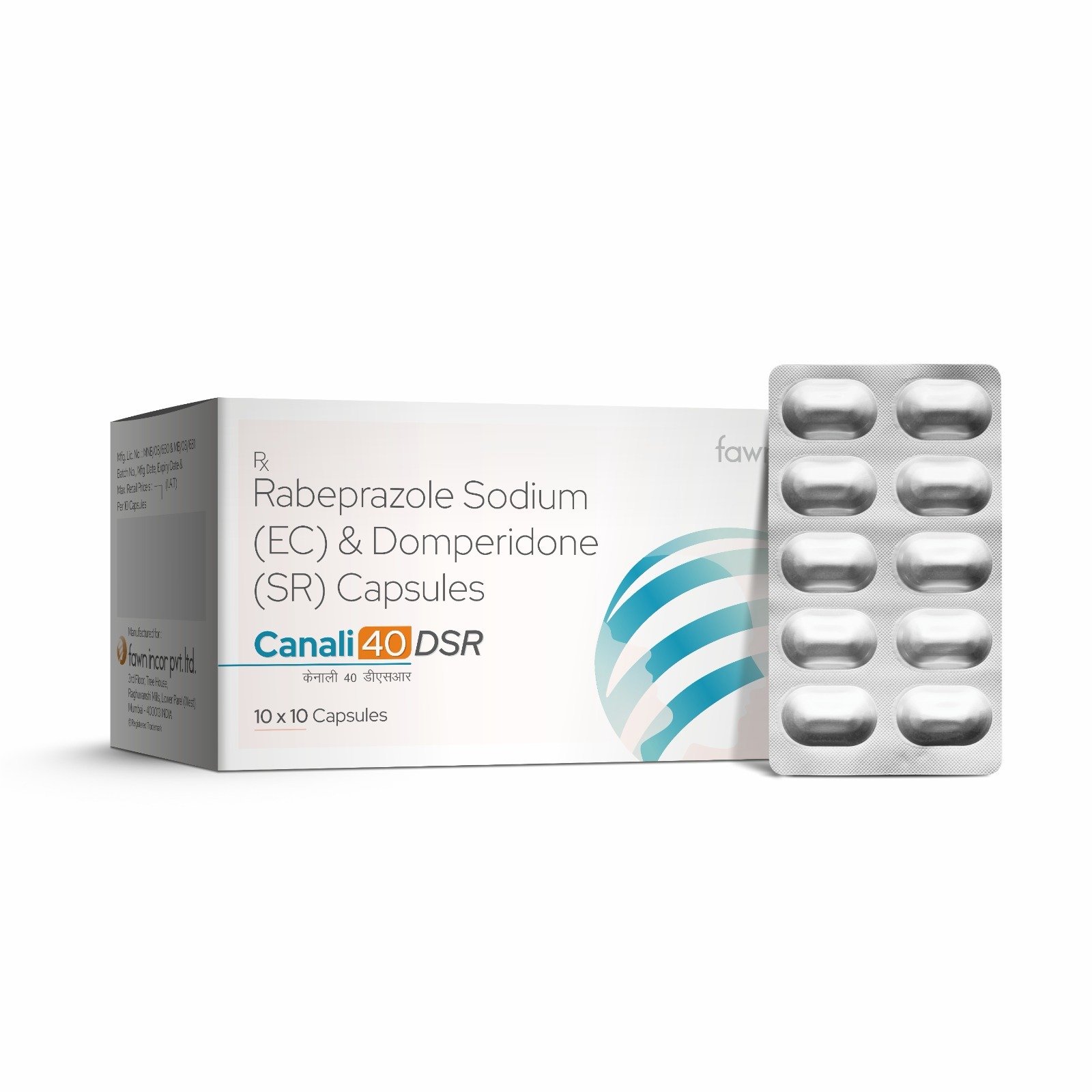 Rabeprazole Sodium EC & Domperidone SR Capsules – CANALI 40 DSR Capsule